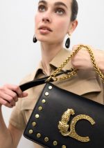 Bandolera con solapa LC animal tachas - Imagen 8