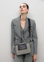 Bandolera de rayas y efecto piel - Imagen 8