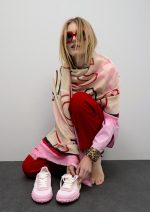 Fular estampado con letras logo - Imagen 11