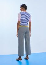 Culotte de rayas corte recto - Imagen 3