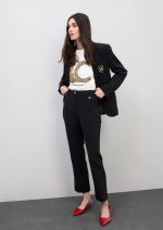 Pantalón negro ajustado - Imagen 2