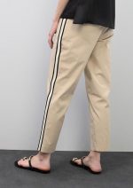 Pantalón recto con cintas laterales - Imagen 3