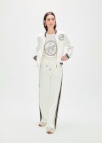 Pantalón scuba blanco