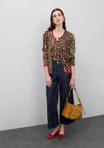 Top con rib a contraste rojo - Imagen 2