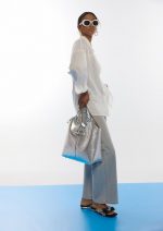 Shopper metalizado tachas rectangulares - Imagen 8