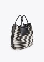 Shopper tejido de rayas - Imagen 7