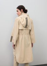 Gabardina Parka Oversize Rayas - Imagen 4