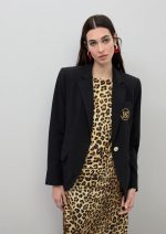 Americana negra con logo bordado - Imagen 5