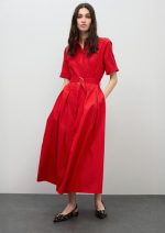 Vestido midi falda evasé - Imagen 3