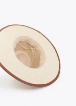 Sombrero bicolor con tira con hebilla personalizada - Imagen 3