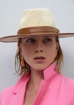 Sombrero bicolor con tira con hebilla personalizada - Imagen 7