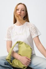 Camiseta con mangas de encaje Glenn