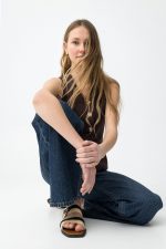 Chaleco con botón dorado Fleur - Imagen 11