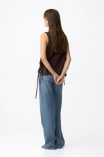 Pantalón vaquero ancho con bajo doble Bonnye_62 - Imagen 2