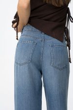 Pantalón vaquero ancho con bajo doble Bonnye_62 - Imagen 4