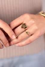 Anillo con corazón bold - Imagen 2