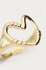 Anillo con corazón abierto - Imagen 3