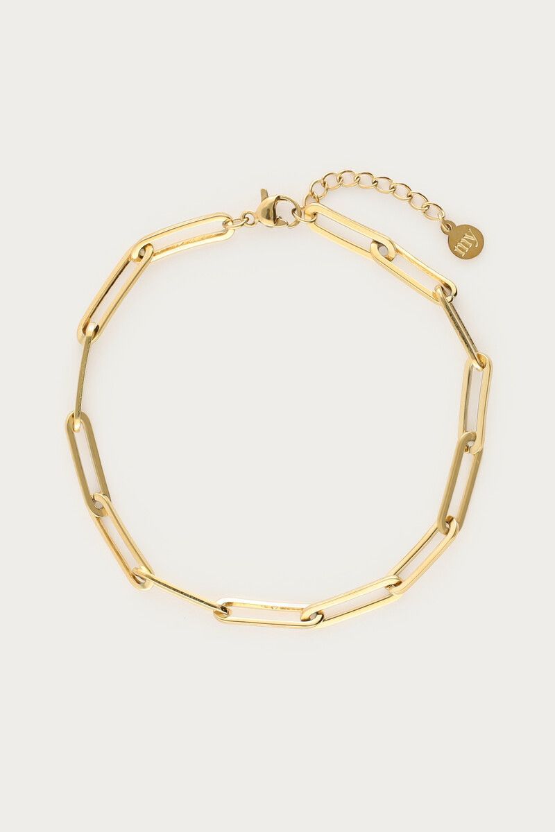 product_images-basic_link_bracelet_gold_packshot Pulsera de eslabones básica - Imagen 1