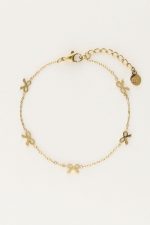 Pulsera minimalista con mini lazos