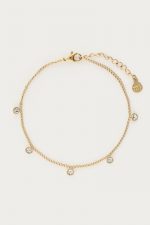 Pulsera con cinco brillantes