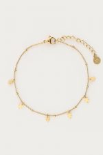 Pulsera con mini tréboles