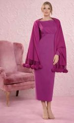 Pashmina para Boda con Pompones de Pelo