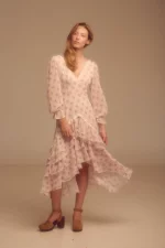 vestido boho romántico