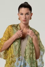Kaftan abierto estampado - Imagen 4