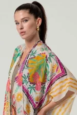 Kaftan abierto estampado - Imagen 4