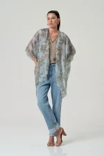 Kaftan abierto estampado - Imagen 2