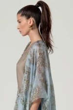 Kaftan abierto estampado - Imagen 4