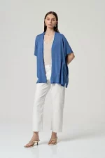 Poncho abierto brillante - Imagen 7