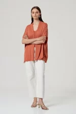 Poncho abierto brillante - Imagen 11