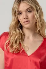 Blusa cuello pico - Imagen 4