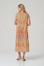 Vestido largo manga corta - Imagen 2