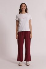 Camiseta bordada "La vie en rose" - Imagen 3