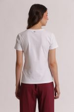 Camiseta bordada "La vie en rose" - Imagen 5