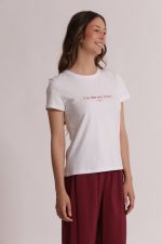 Camiseta bordada "La vie en rose" - Imagen 7