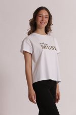 Camiseta "Modern Muse" con lentejuelas - Imagen 2