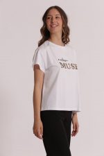 Camiseta "Modern Muse" con lentejuelas - Imagen 3