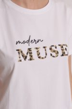 Camiseta "Modern Muse" con lentejuelas - Imagen 5