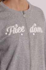 Sudadera con cremallera "LIBERTAD" - Imagen 2