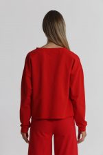 Sudadera "Beverly Hills" con cuello en V y detalles de pedrería - Imagen 7