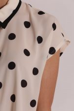 Camisa de manga corta con estampado de lunares - Imagen 3