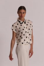 Camisa de manga corta con estampado de lunares - Imagen 6