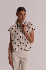 Camisa de manga corta con estampado de lunares - Imagen 9