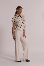 Camisa de manga corta con estampado de lunares - Imagen 8