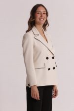 Chaqueta con bordes en contraste - Imagen 6