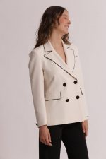 Chaqueta con bordes en contraste - Imagen 7