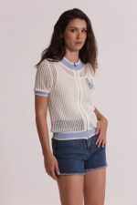 Jersey de crochet con cremallera - Imagen 3